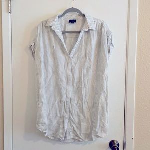 Striped Button Dress